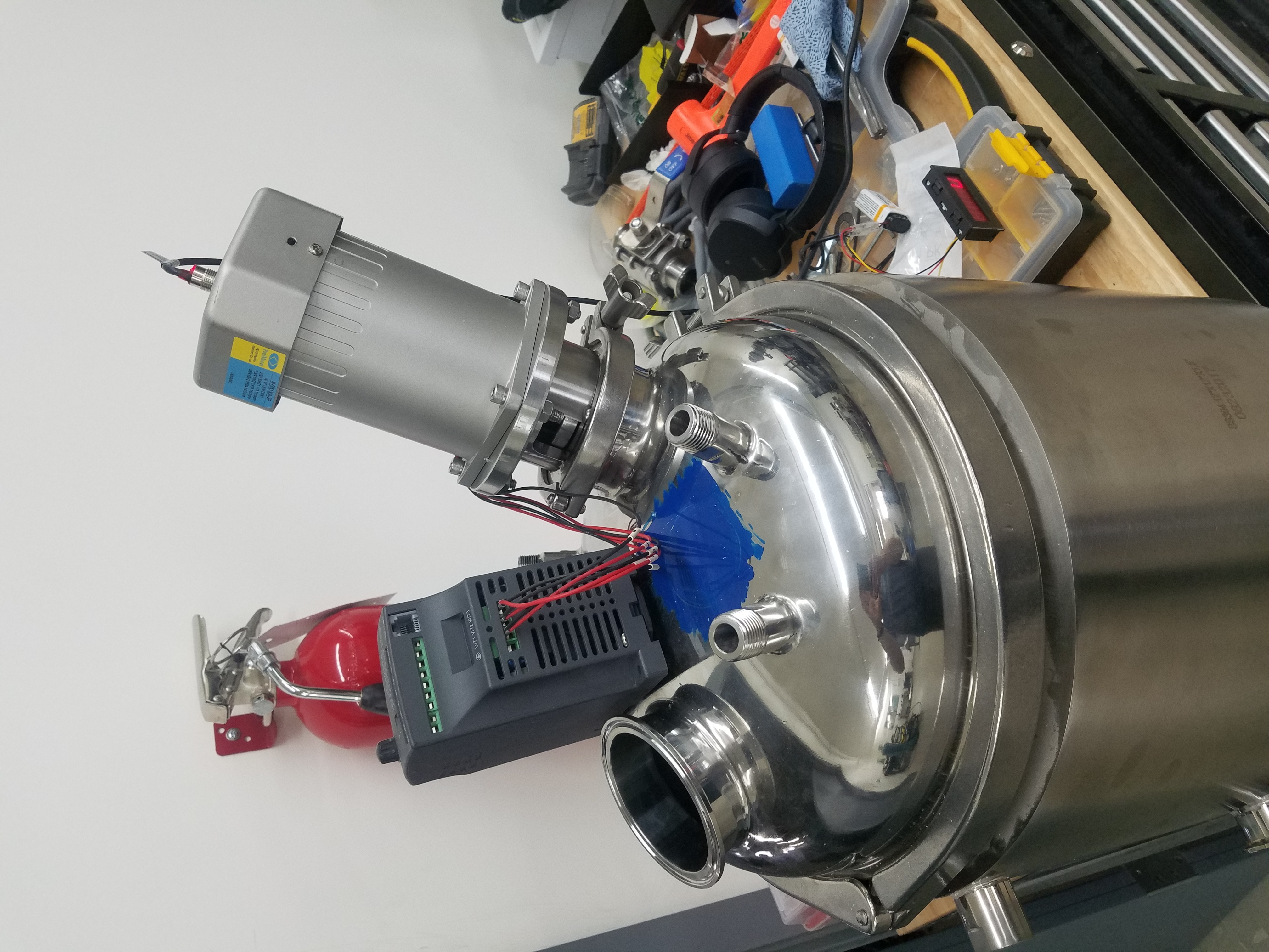 Reactor Lid with Stir System