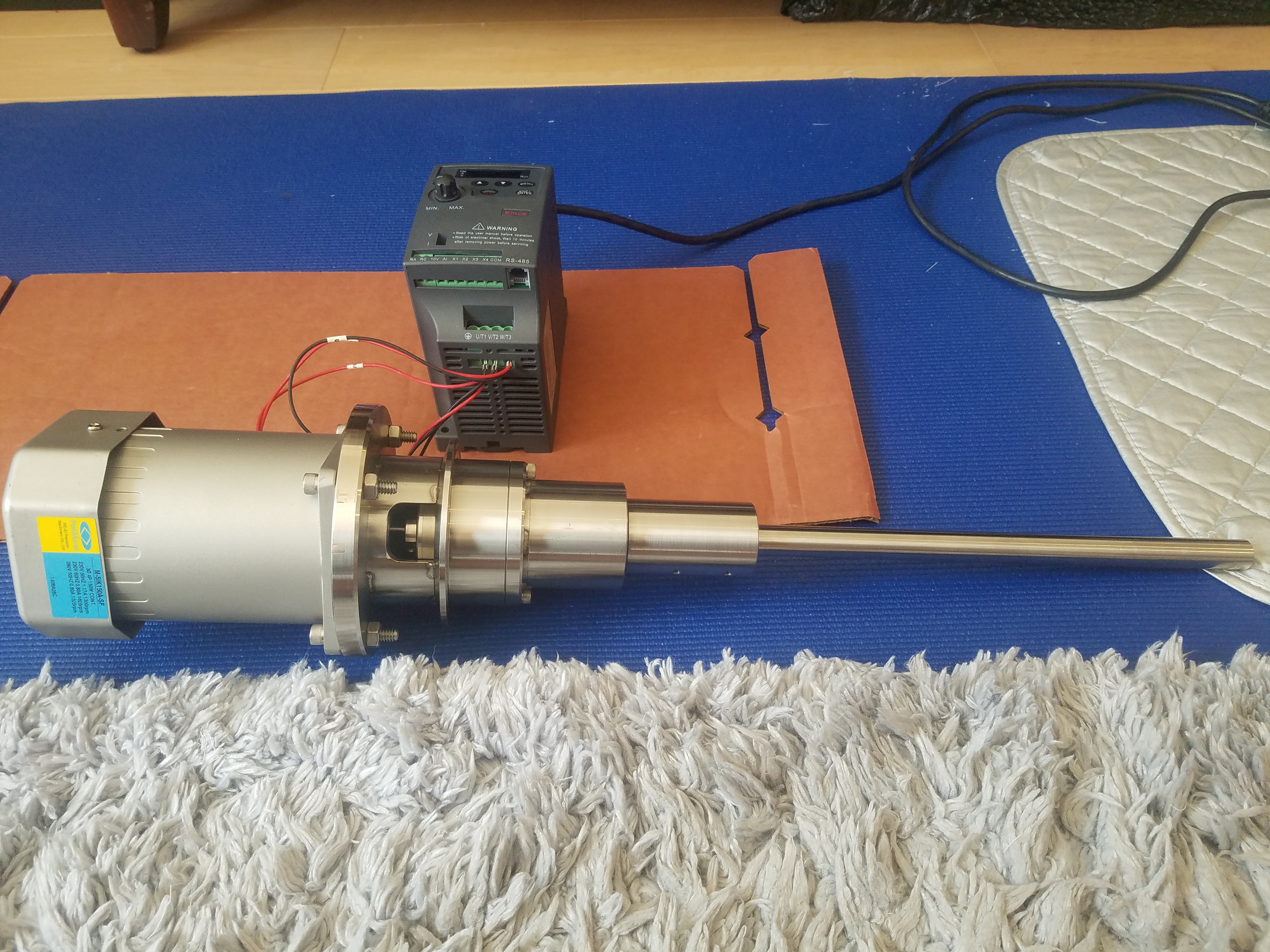 Side View of Magnetic Stir Motor