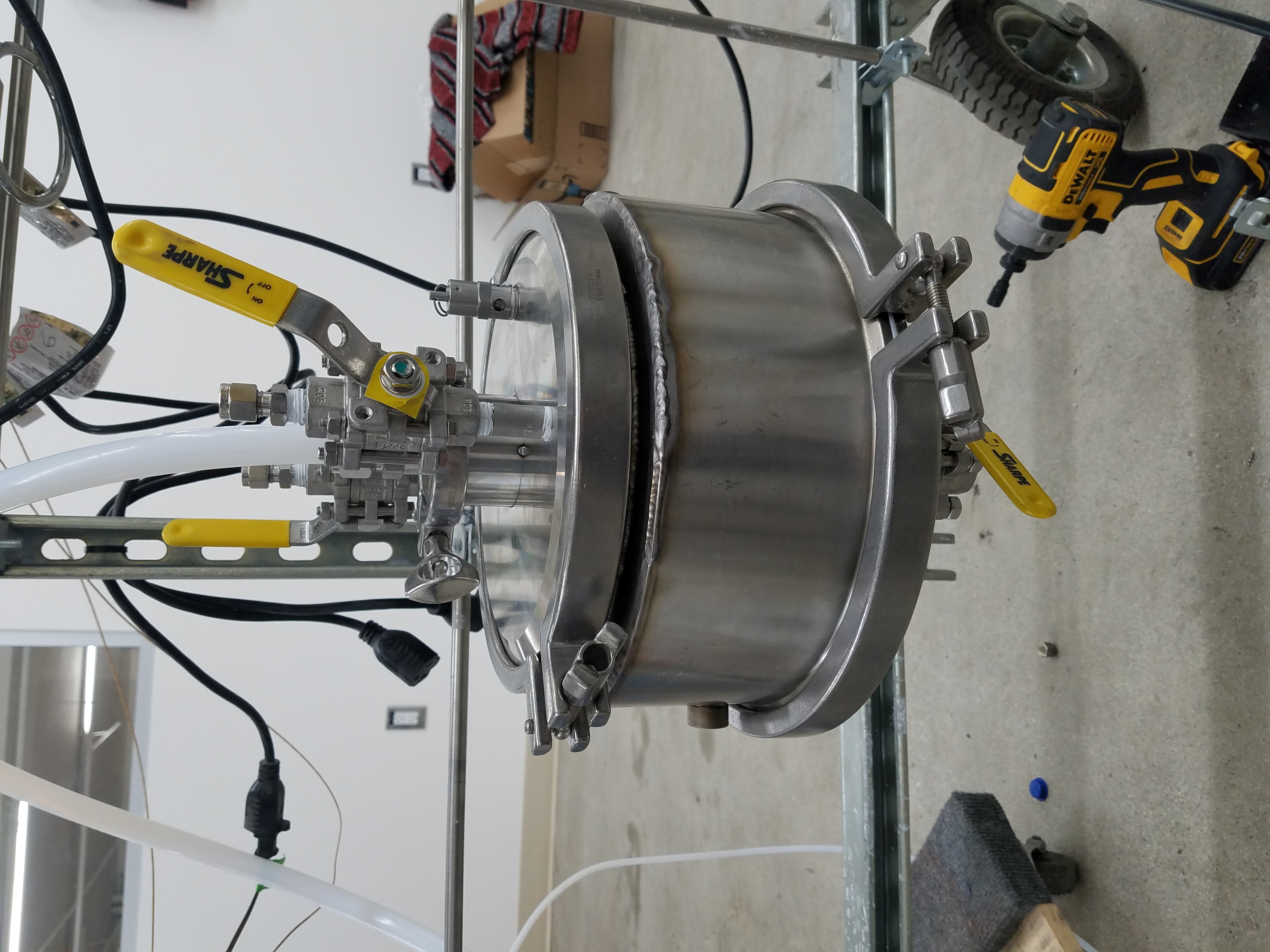 Assembled Lab-Scale Reactor