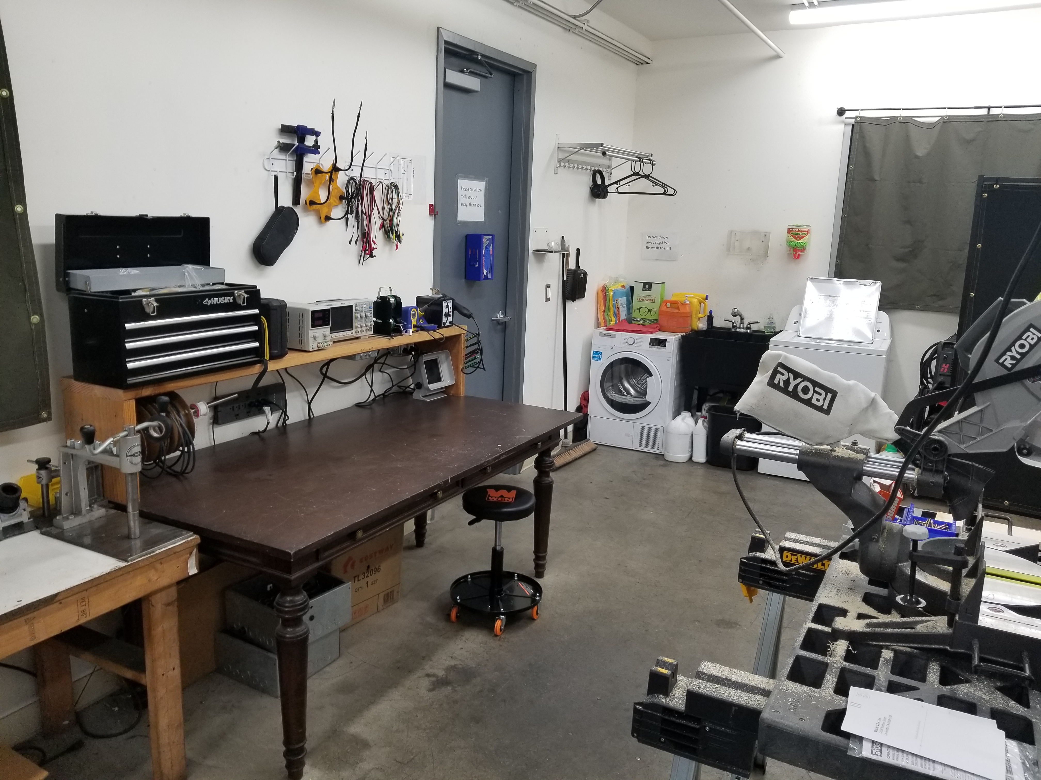 Alternate Angle of Electronics Station