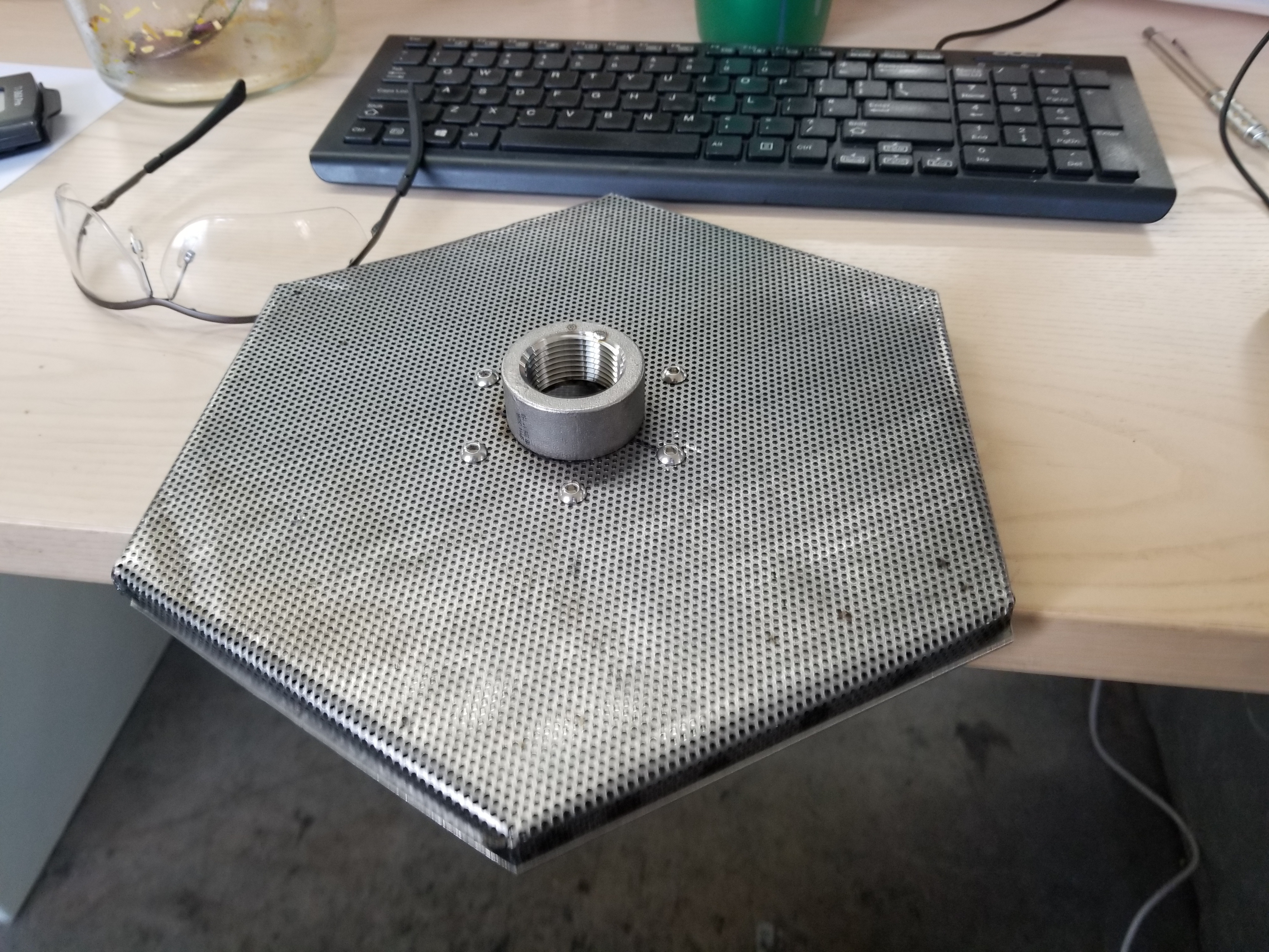 Liquid/Gas Heat Exchanger Bubbler 1st Iteration (top)